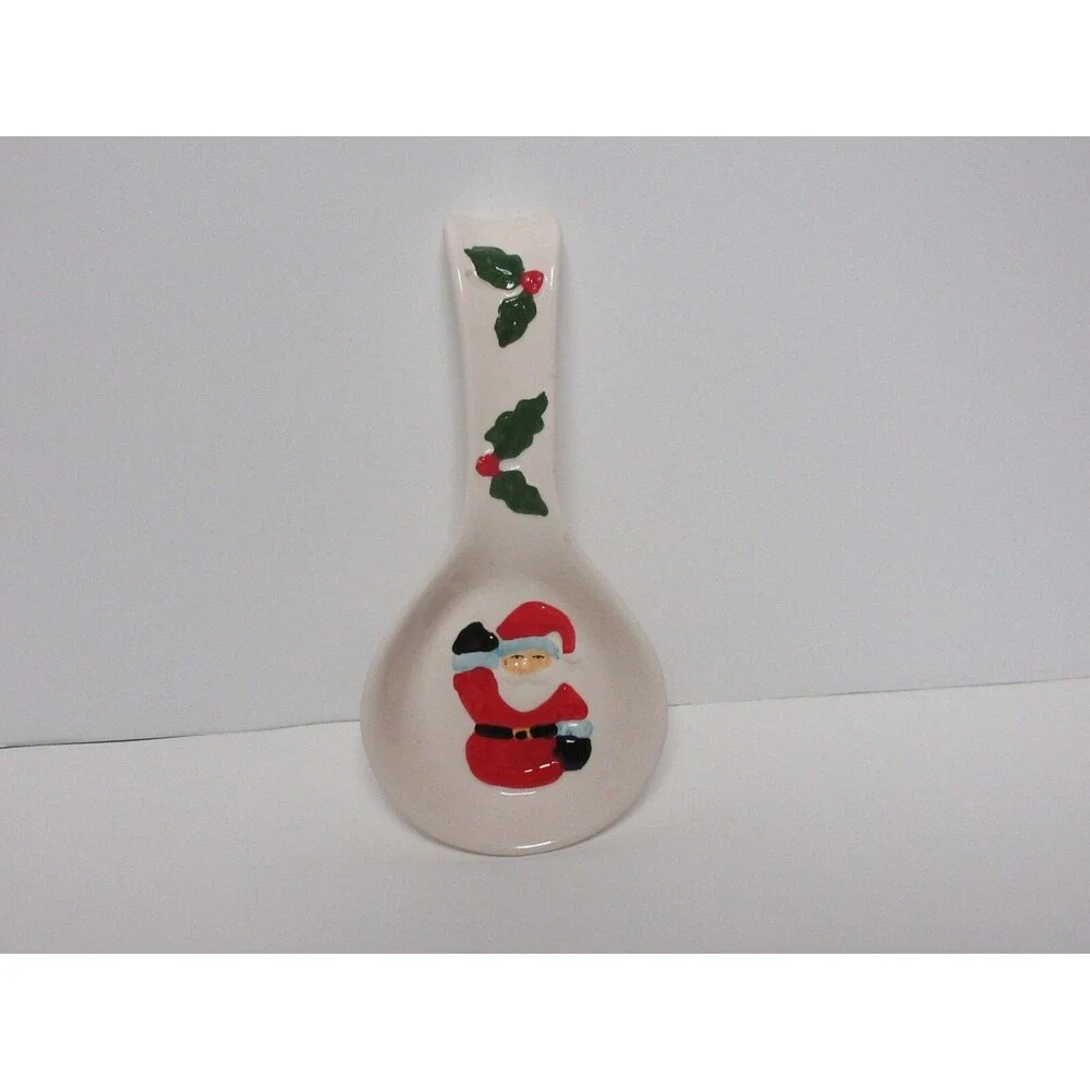 Santa Christmas Spoon Rest Holiday